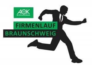 Logo AOK Firmenlauf Braunschweig